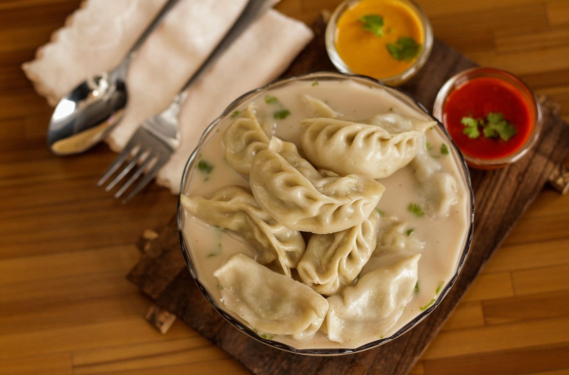 Nepalese momo dumplings